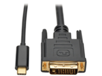 Tripp Lite USB C to DVI Adapter Cable Converter 1080p M/M USB Type C to DVI, USB-C, USB Type-C 3ft 3'