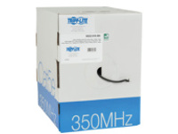 Tripp Lite 1000ft Cat5 / Cat5e Bulk Cable Solid CMR PVC 350MHz Black 1000'