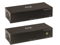 Eaton Tripp Lite Series HDMI over Cat6 Extender Kit, Transmitter and Receiver with Repeater, 4K 60Hz, 4:4:4, IR, HDR, PoC, 70 m., TAA
