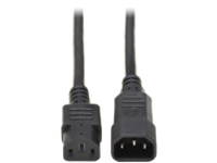 Tripp Lite 3ft Computer Power Cord Extension Cable C14 to C13 13A 16AWG 3'