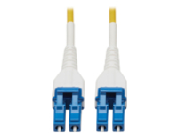 Eaton Tripp Lite Series 100G Duplex Singlemode 9/125 OS2 Armored Fiber Optic Cable (LC/LC Duplex M/M), LSZH, Yellow, 15 m (49.2 ft.)