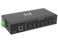 Eaton Tripp Lite series USB 2.0 Hub Industrial 7-Port 15kV ESD Immunity Metal Wall/DIN Mountable