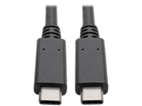 Tripp Lite USB 3.1 Gen 2 USB-C Cable w/ 5A Rating 20V M/M USB Type-C 3ft 3&#x27;