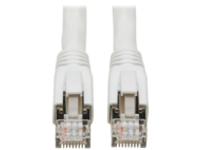 Eaton Tripp Lite Series Cat8 40G Snagless SSTP Ethernet Cable (RJ45 M/M), PoE, White, 1 ft. (0.3 m)