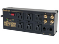 Tripp Lite Isobar Surge Protector Metal 6 Outlet RJ11 Coax 6' Cord 3330 J