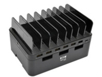 Tripp Lite 7-Port USB Charging Station Hub w/ Quick Charge 3.0, USB-C Port, Device Storage, 5V 4A (60W) USB Charge Output