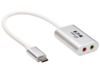 Tripp Lite USB C to 3.5mm Stero Audio Adapter for Microphone Headphones