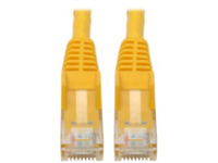 Tripp Lite Premium Cat6 Gigabit Snagless Molded UTP Patch Cable, 24 AWG, 550 MHz/1 Gbps (RJ45 M/M), Yellow, 6 in.