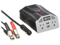 Tripp Lite Ultra-Compact Car Inverter 400W 12V DC to 120V AC 2 UBS Charging Ports 2 Outlets