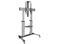 Eaton Tripp Lite Series Heavy-Duty Rolling TV Stand, Height Adjustable, 60"