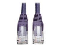 Eaton Tripp Lite Series Cat6 Gigabit Snagless Molded (UTP) Ethernet Cable (RJ45 M/M), PoE, Purple, 50 ft. (15.24 m)