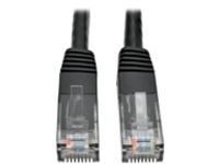 Tripp Lite Premium Cat5/Cat5e/Cat6 Gigabit Molded Patch Cable, 24 AWG, 550 MHz/1 Gbps (RJ45 M/M), Black, 35 ft.