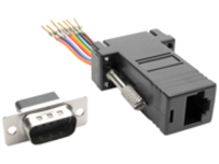 Eaton Tripp Lite Series DB9 to RJ45 Modular Serial Adapter (M/F), RS-232, RS-422, RS-485