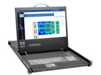 Tripp Lite Rack Console 1URM DVI, VGA for KVM Switch, 19&quot; LCD 1080p Rackmount TAA