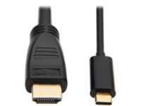 Tripp Lite USB C to HDMI Adapter Cable USB 3.1 4K@60Hz M/M USB-C Black 10ft