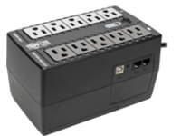Tripp Lite UPS 600VA 325W Desktop Battery Back Up Compact 120V USB5-15P Standby 10 Outlet PC