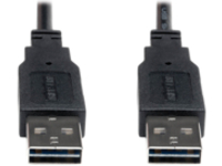 Tripp Lite 3ft USB 2.0 High Speed Reversible Connector Cable Universal M/M 3'