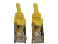 Eaton Tripp Lite Series Cat6a 10G Snagless Shielded Slim STP Ethernet Cable (RJ45 M/M), PoE, Yellow, 6 ft. (1.8 m)