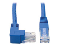 Eaton Tripp Lite Series Cat6 Patch Cable Up-Angled Gigabit RJ45 UTP Molded M/M Blue 1ft