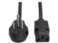 Tripp Lite Desktop Computer AC Power Cord, Right-Angle NEMA 5-15P to C13