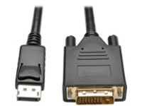 Tripp Lite 3ft DipsplayPort to DVI Adapter Active Converter Cable with Latches DPort 1.2 M/M 3'