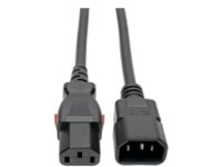 Tripp Lite C14 Male to C13 Female Power Cable, C13 to C14 PDU-Style, Locking C13 Connector, 10A, 18 AWG, 3 ft.