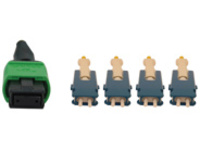 Eaton Tripp Lite Series 40/100/400G Singlemode 9/125 OS2 Breakout Fiber Optic Cable (12F MTP/MPO-APC to 4x Duplex SN-UPC F/M), LSZH, Yellow, 3 m (9.8 ft.)