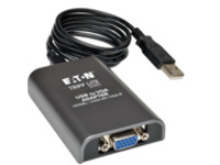 Tripp Lite USB 2.0 to VGA Dual Multi-Monitor External Video Graphics Card Adapter 1080p 60Hz