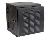 Eaton Tripp Lite Series SmartRack 12U IP54 Switch-Depth Wall-Mount Rack Enclosure Cabinet for Harsh Environments, Hinged Back, 230V