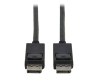 Eaton Tripp Lite Series DisplayPort 2.1 Cable with Latching Connectors (M/M), 8K 60 Hz, 40 Gbps, HDR, HBR3, MST, 4:4:4, HDCP 2.2, Black, 6 ft. (1.8 m)