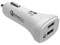 Tripp Lite Dual-Port USB Car Charger for Tablets and Cell Phones with Qualcomm Quick Charge 3.0 Technology