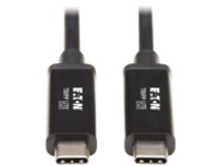 Tripp Lite Thunderbolt 3 Cable 40 Gbps Active 5A 100W PD 4K USB C M/M 2M Black