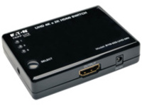 Tripp Lite 3 Port HDMI Mini Switch for Video and Audio 4K x 2K UHD 30 Hz