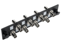 Eaton Tripp Lite Series Toolless Pass-Through Fiber Patch Panel MMF/SMF 8 ST Connectors