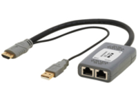 Eaton Tripp Lite Series HDMI over Cat6 Pigtail Receiver with Repeater, 4K 60 Hz, 4:4:4, Transceiver, HDCP 2.2, 230 ft. (70.1 m), TAA