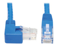 Eaton Tripp Lite Series Right-Angle Cat6 Gigabit Molded UTP Ethernet Cable (RJ45 Right-Angle M to RJ45 M), Blue, 15 ft. (4.57 m)