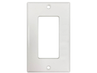 Eaton Tripp Lite Series Single-Gang Antibacterial Wall Plate, Decora Style, Ivory, TAA