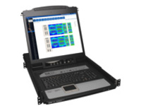 Tripp Lite 8-Port Rack Console KVM Switch built in IP w/ 19&quot; LCD 1U