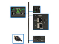 Tripp Lite PDU Monitored Per Outlet 24 5-15/20R 30A 2.9kW LX Platform 0U