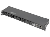 Tripp Lite 1.9kW Single-Phase Switched PDU, LX Platform Interface, 120V Outlets (8 5-15/20R), NEMA L5-20P, 12 ft. Cord, 1U Rack, TAA