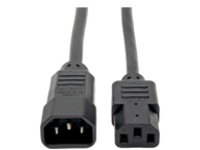 Tripp Lite 8ft Computer Power Cord Extension Cable C14 to C13 10A 18AWG 8'