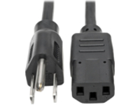 Eaton Tripp Lite Series Desktop Computer AC Power Cable, NEMA 5-15P to C13