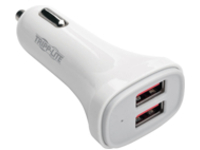 Tripp Lite USB Car Charger Dual-Port with Autosensing 5V 4.8A Fast Charger for Tablets and Cell Phones