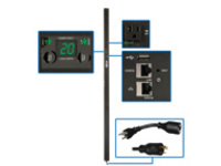 Tripp Lite 1.9kW Single-Phase Switched PDU, LX Platform, Outlet Monitoring, 120V Outlets (24 NEMA 5-15/20R), L5-20P Plug, 0U, TAA