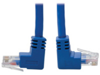 Eaton Tripp Lite Series Cat6 Patch Cable Up-Angled / Down Angled UTP Molded M/M Blue 4ft