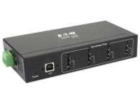 Eaton Tripp Lite series USB 2.0 Hub Industrial 4-Port 15kV ESD Immunity Metal Wall/DIN Mountable