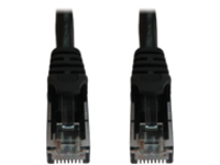 Eaton Tripp Lite Series Cat6a 10G Snagless Molded UTP Ethernet Cable (RJ45 M/M), PoE, Black, 6 in. (15 cm)