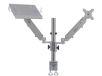 Eaton Tripp Lite Series Full-Motion Desktop Clamp for Laptop and 17" to 32" Monitor, Aluminum, TAA