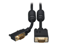 Tripp Lite 3ft VGA Coax Monitor Cable with RGB High Resolution Right Angle HD15 M/M 3'