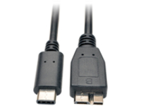 Tripp Lite 3ft USB 3.1 Cable USB Type-C USB-C to Micro-B M/M Gen 1.5 Gbps 3&#x27;